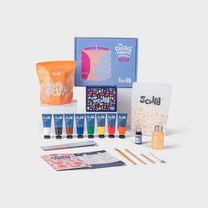 alt
Kit de fabricación de velas Sculpd para una persona con set de pintura de tonos clásicos
