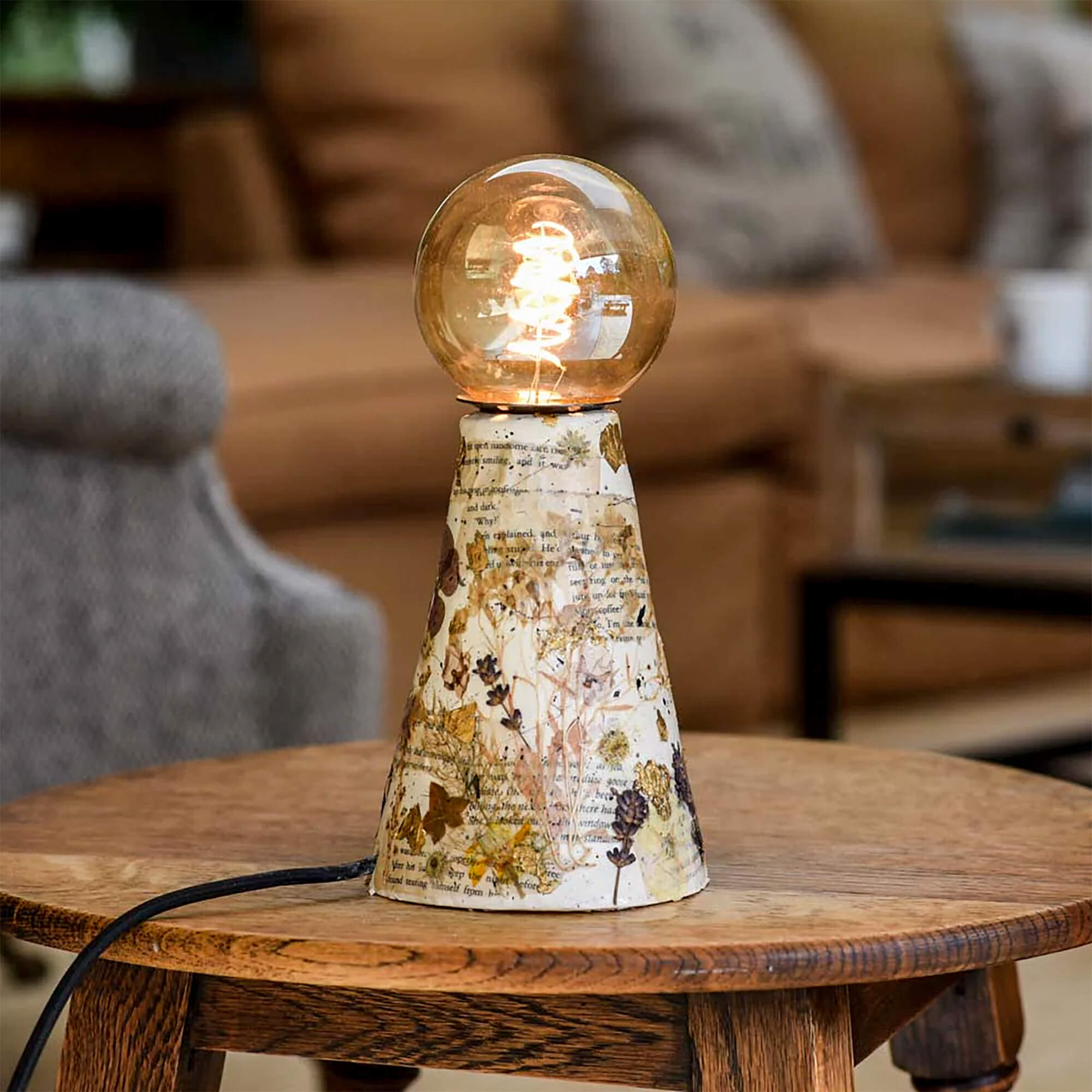 Botanical Paper Lamp DIY lamp project