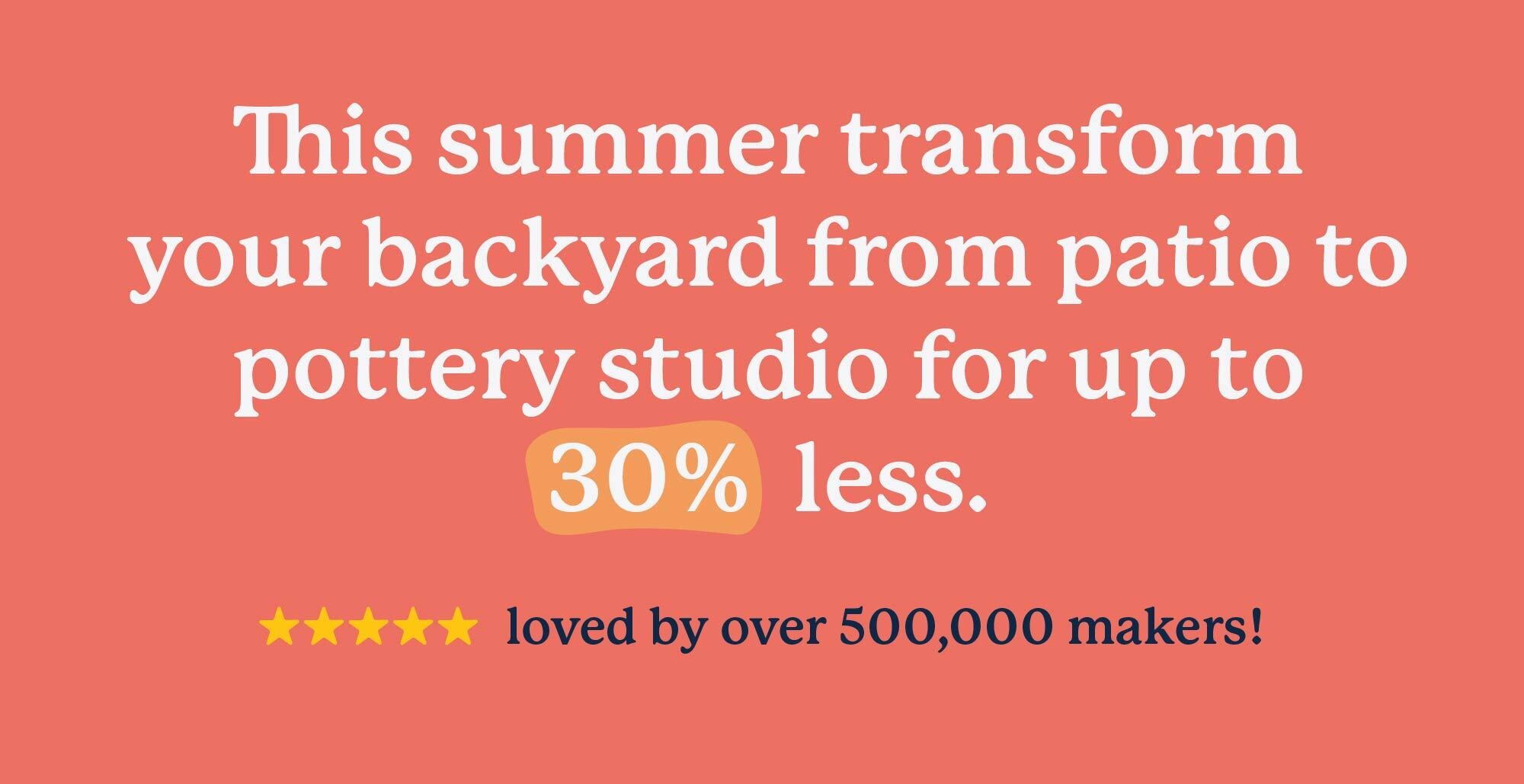 Summer sale pottery studio reviews
