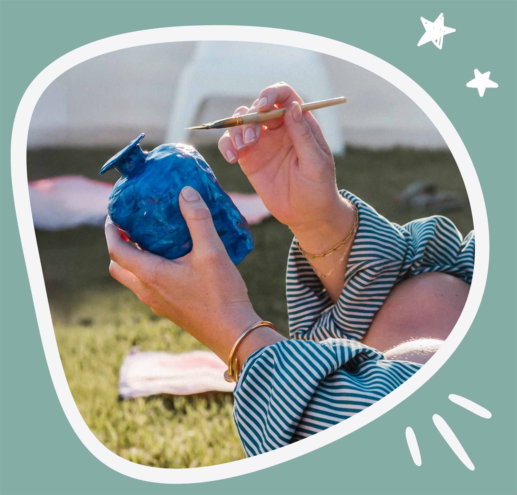 Sunshine Pottery Painting
