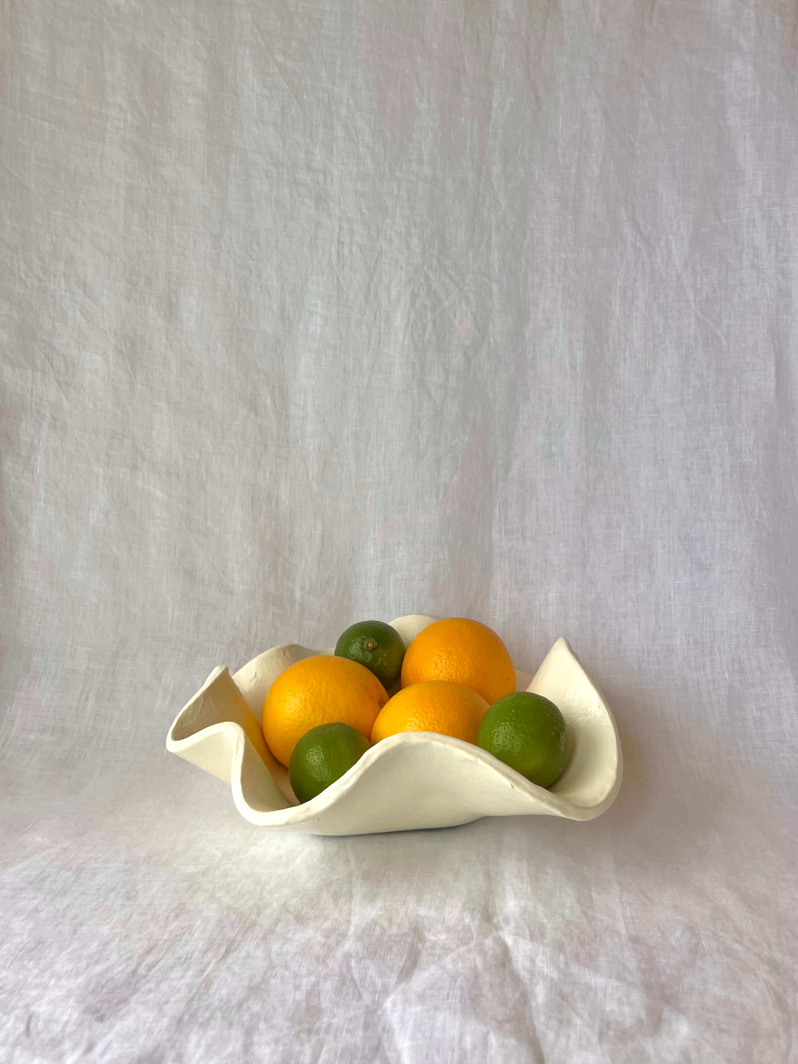 Organic form bowl pottery home project