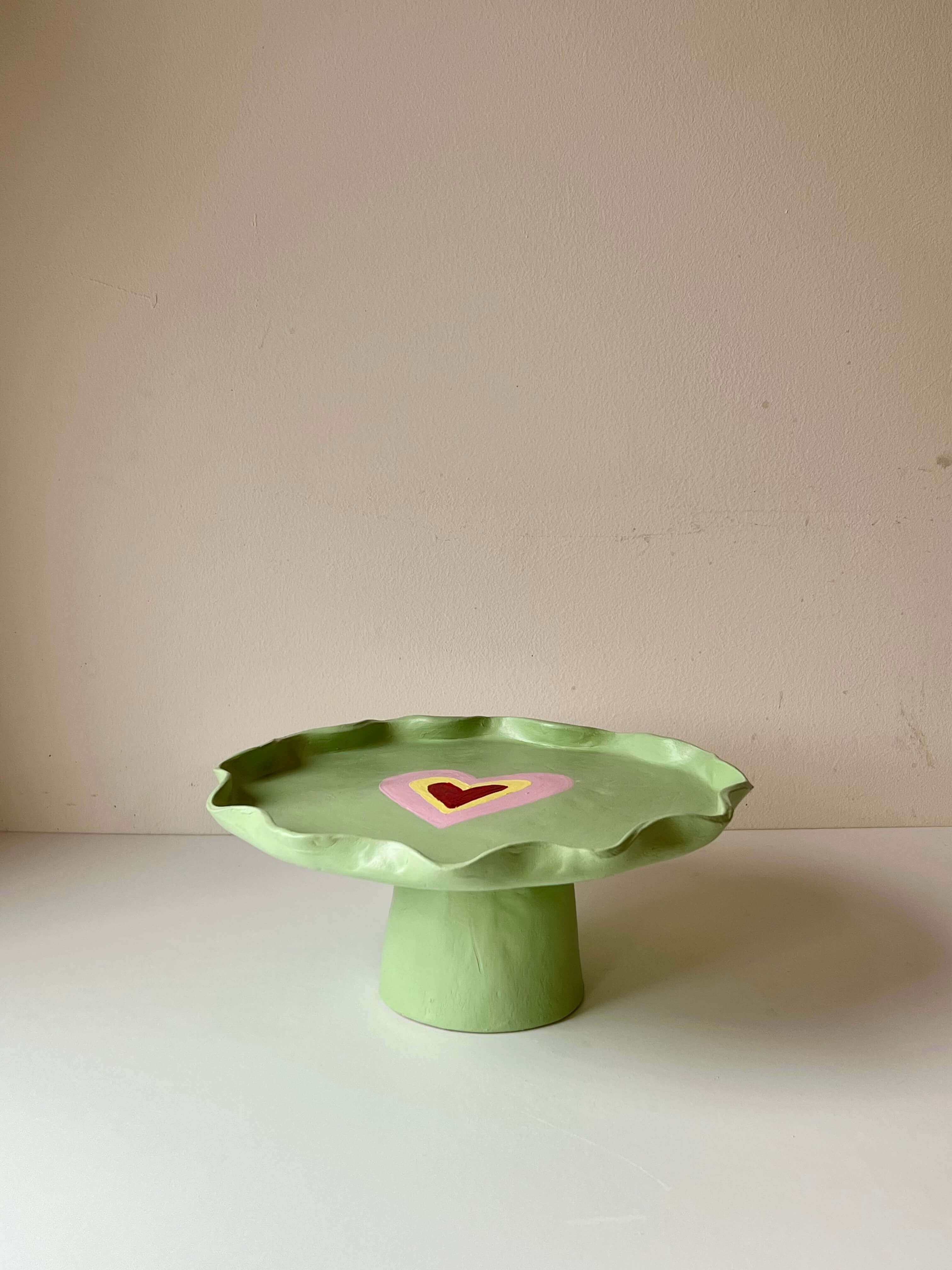 Curved fruit stand clay crafting kit