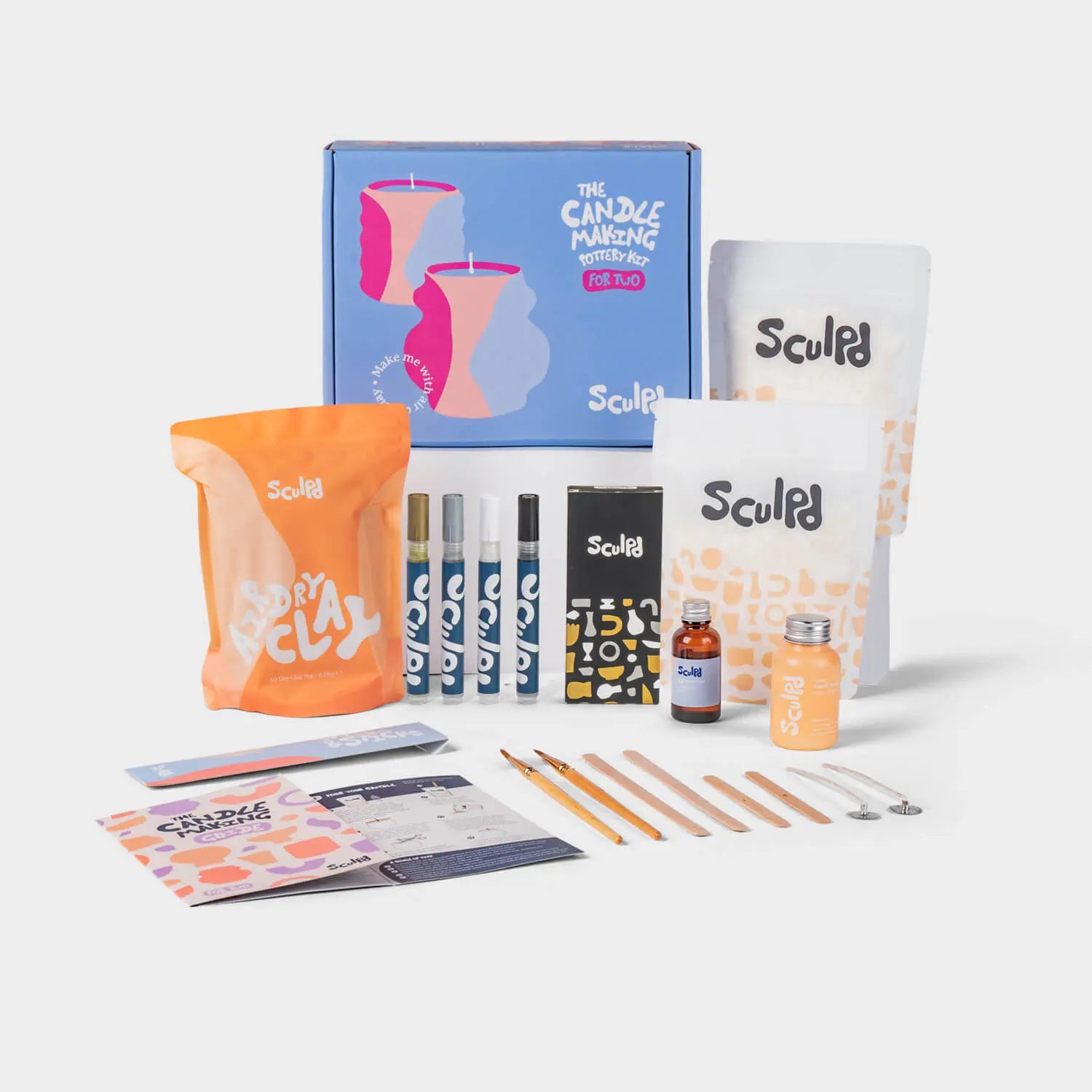 Sculpd Candle  Kit for Two with Monotones Pens