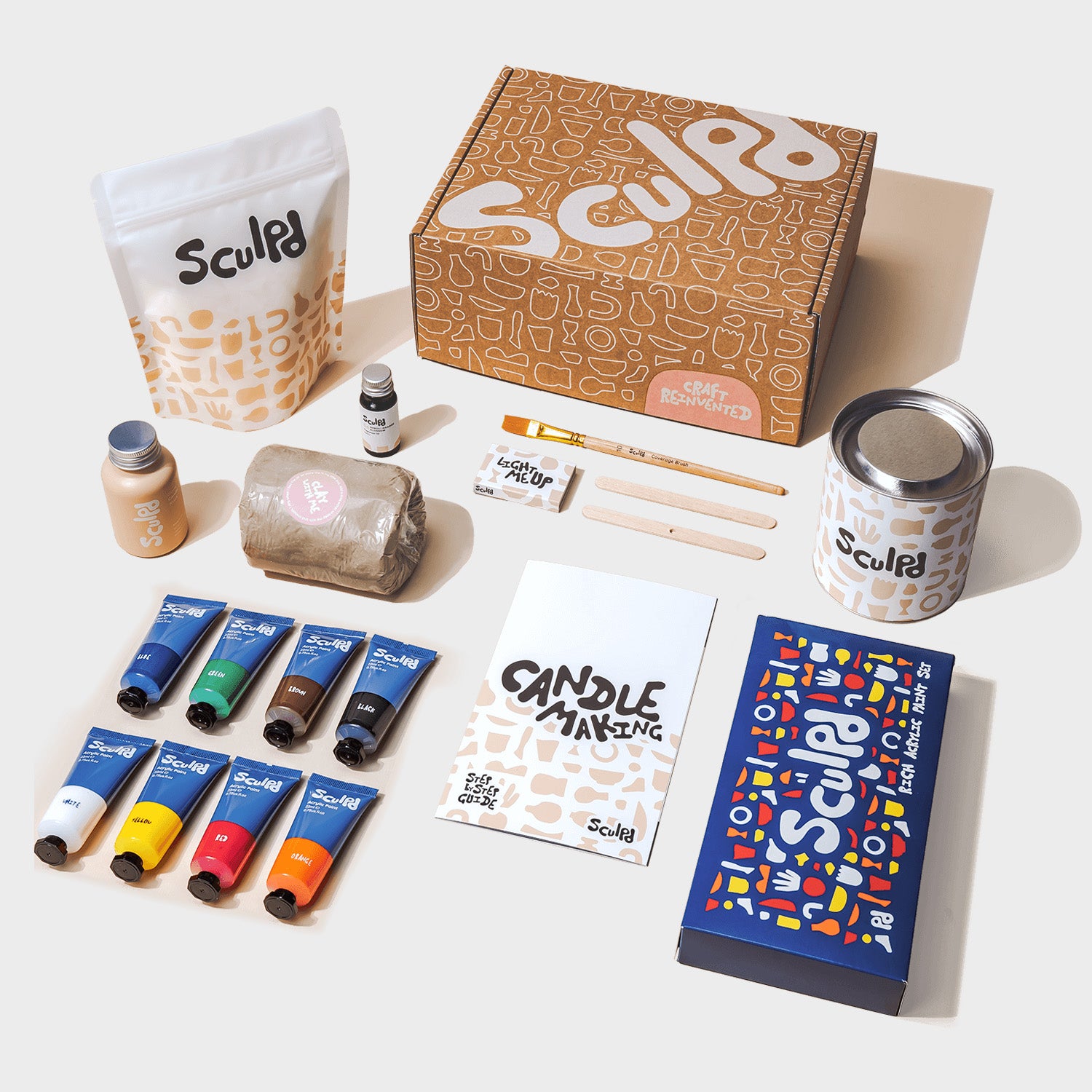 Sculpd Pottery Kit  The Original Air Dry Clay Starter Kit