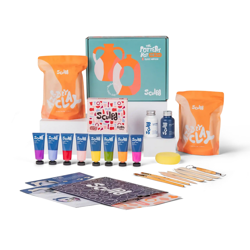 Sculpd Pottery Kit Collection Card Banner