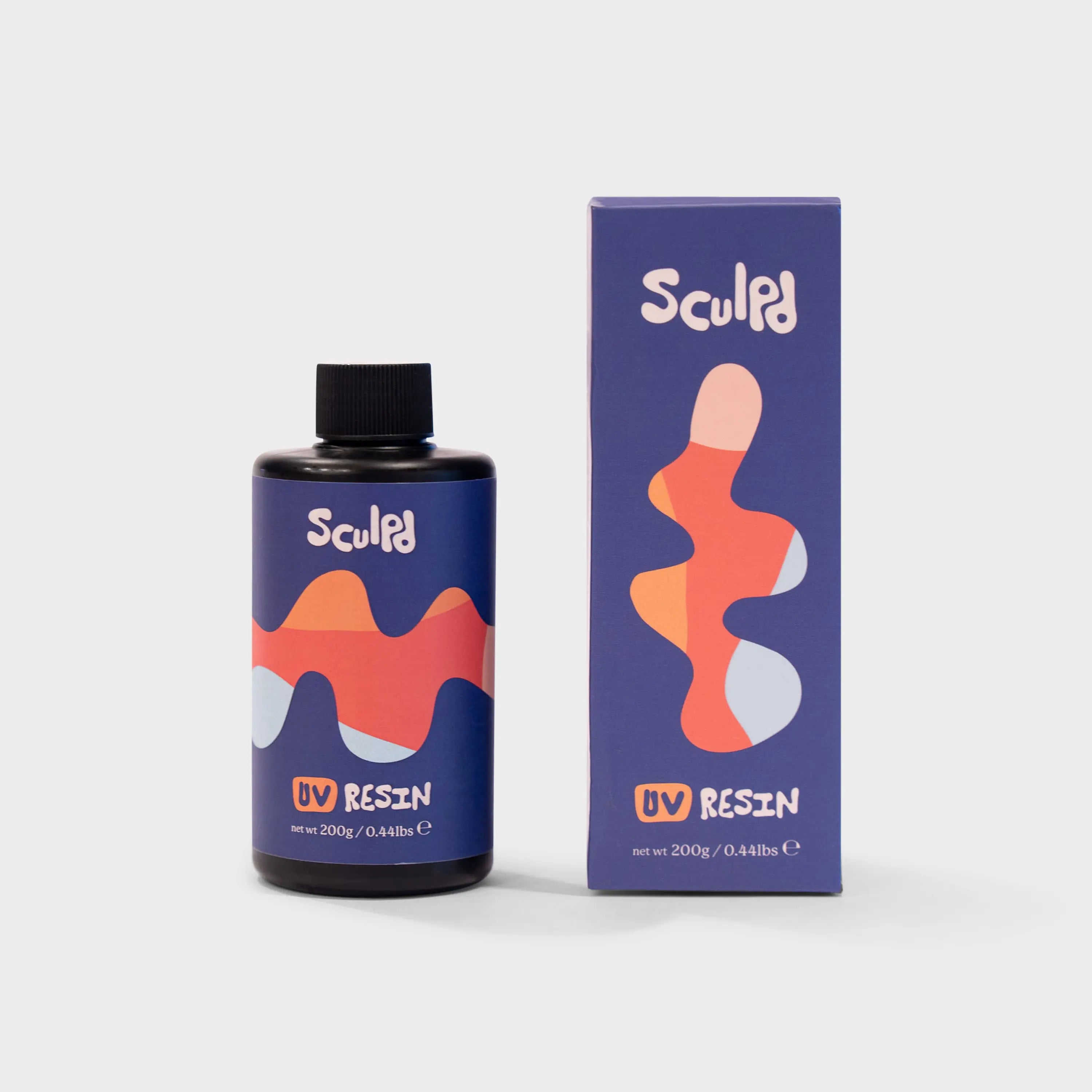 Sculpd 200g UV Resin with its Packaging