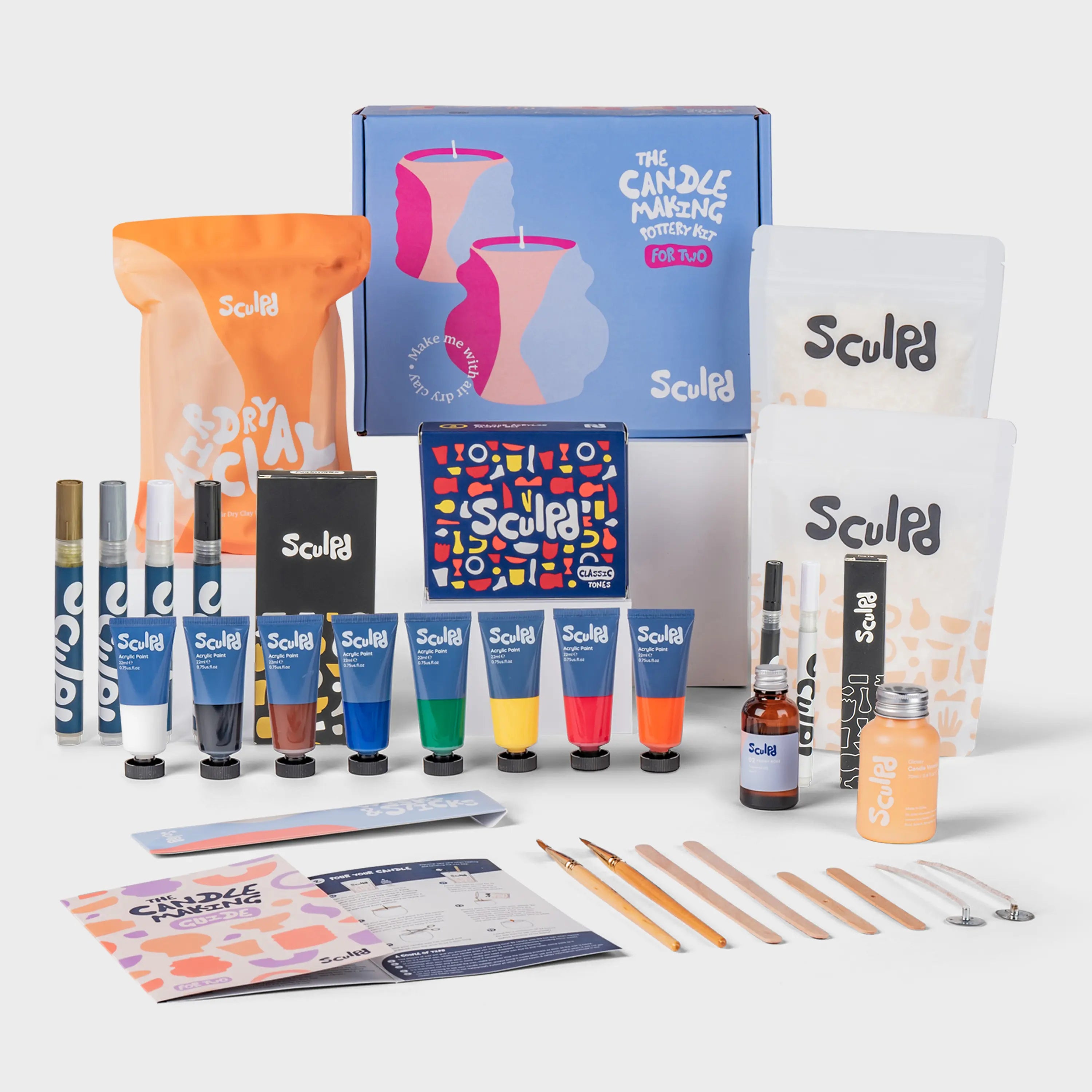 Ultimate Candle Classic Paints with Monotones & Fine Tip Pens
