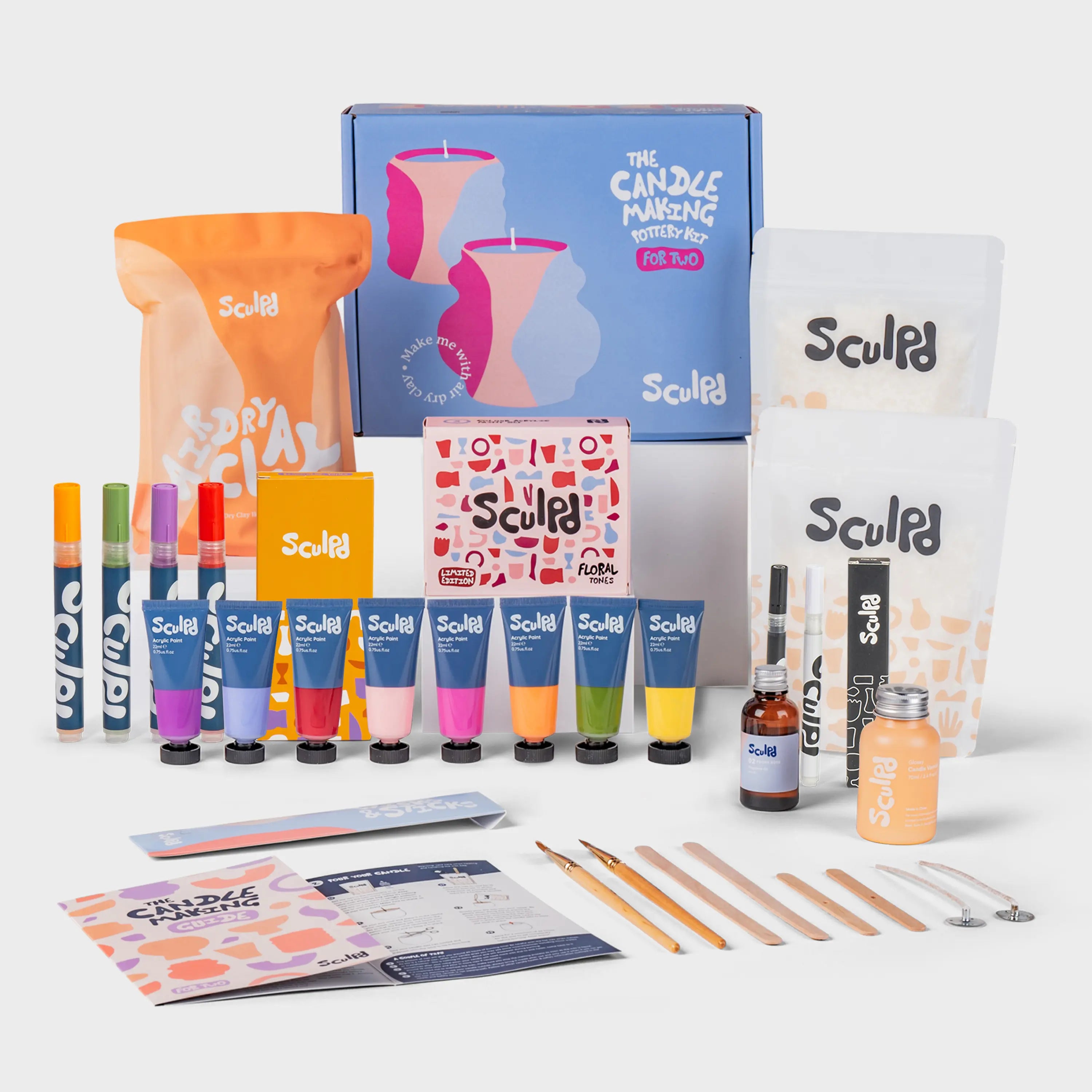 Ultimate Candle Floral Paints with Bloomsbury & Fine Tip Pens