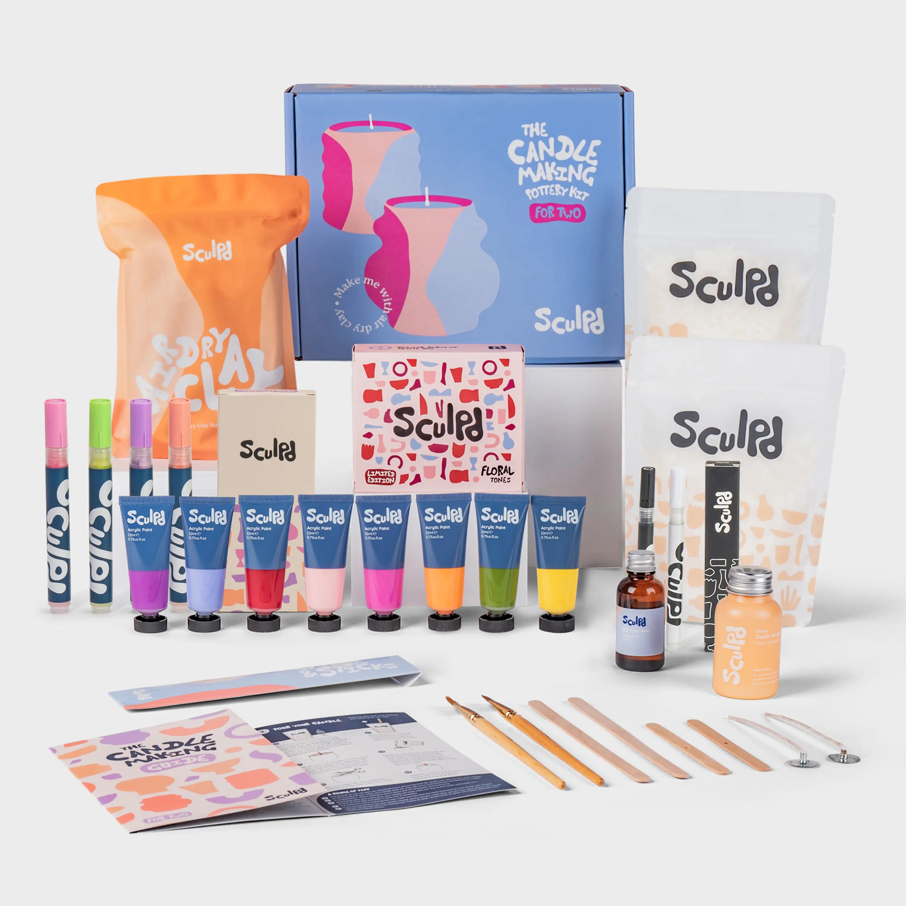 Ultimate Candle Floral Paints with Modernist & Fine Tip Pens