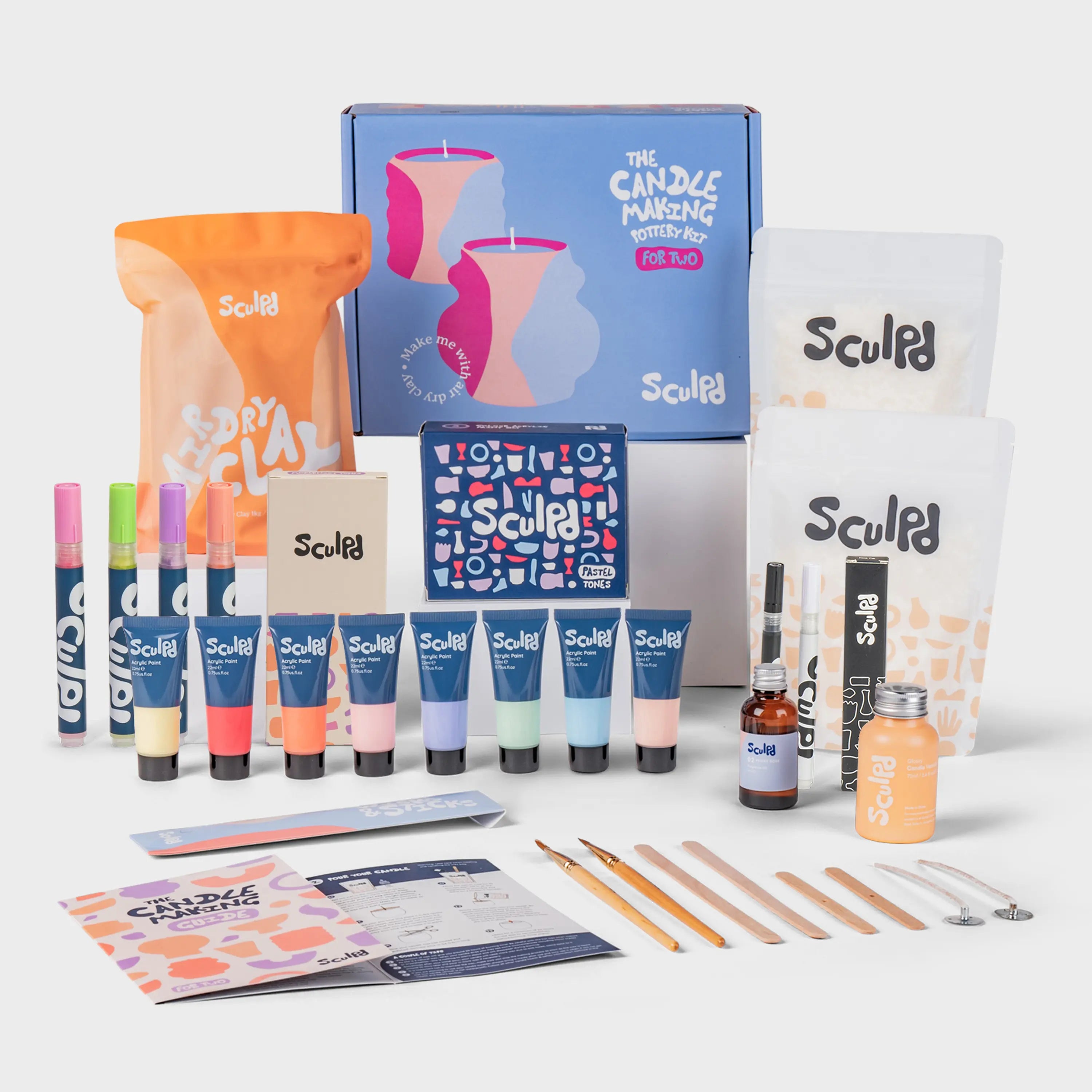 Ultimate Candle Pastel Paints with Modernist & Fine Tip Pens