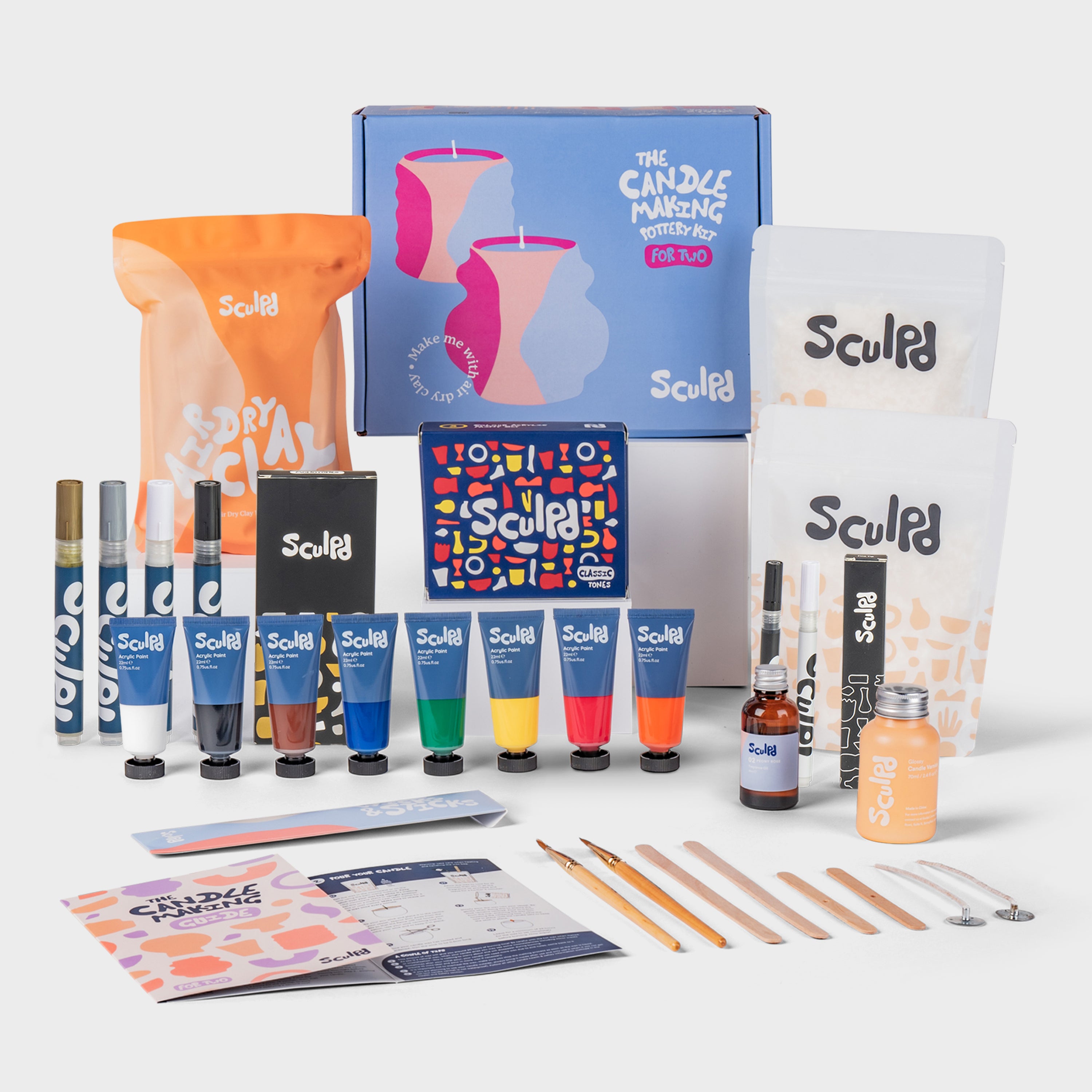 Kit de fabrication de bougies Sculpd