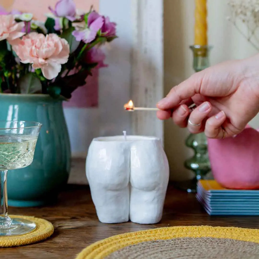 Human form candle with Sculpd Candle Making Kit