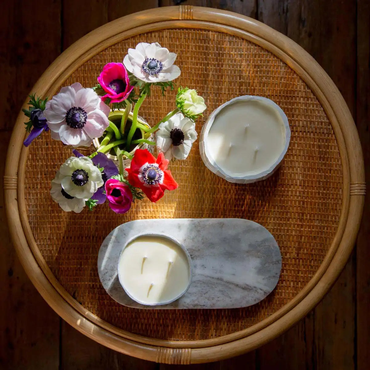 Three wick candles with Sculpd Candle Making Kit