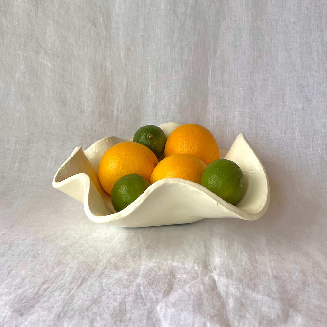 Organic form bowl pottery home project
