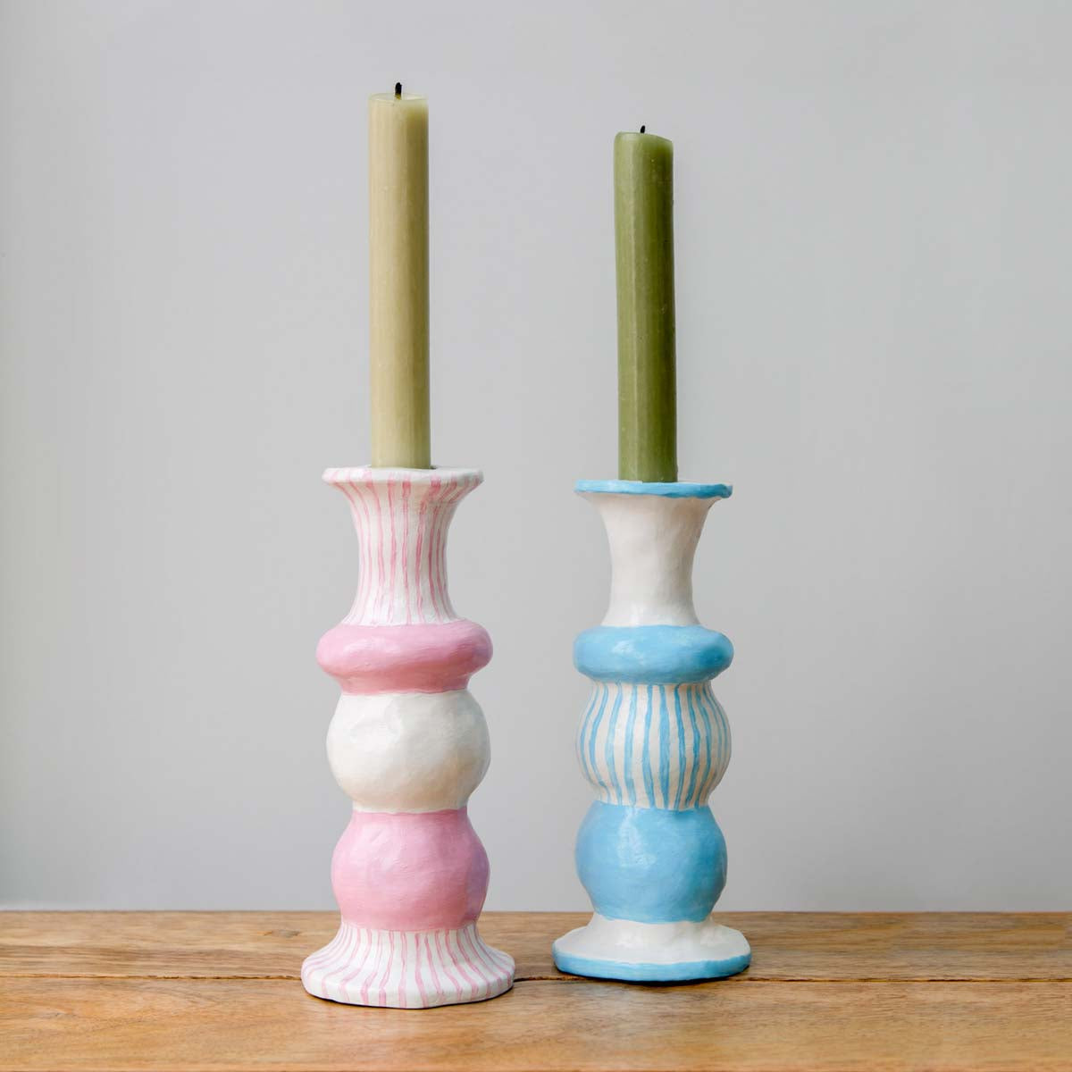 Sculpd Home Pottery Kit: Candlestick Holders