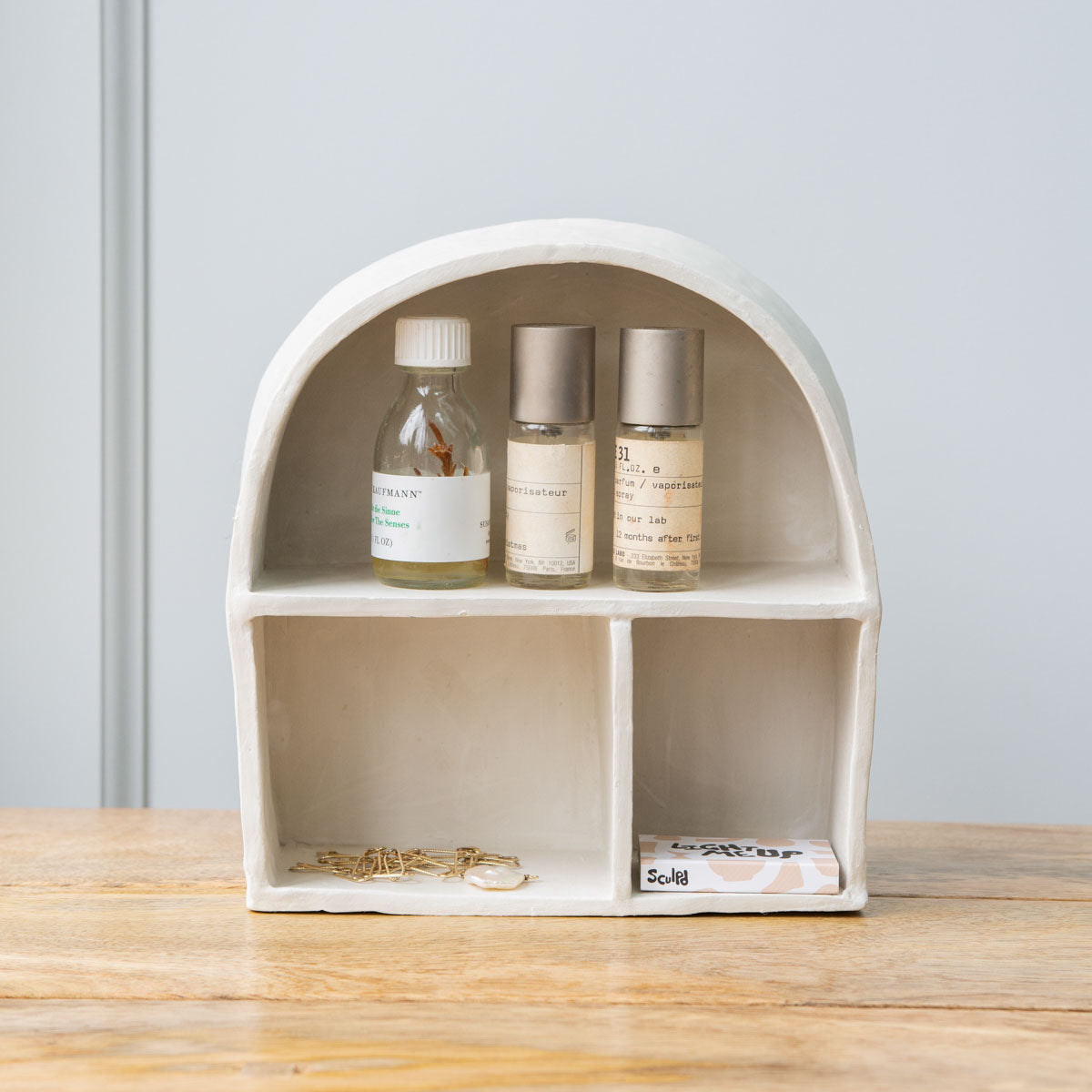 Sculpd Home Pottery Kit: Mini Cosmetics Shelf